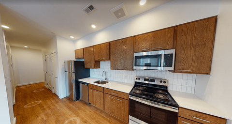 Floor plan for 1 bed, 1 bath, 569 sqft